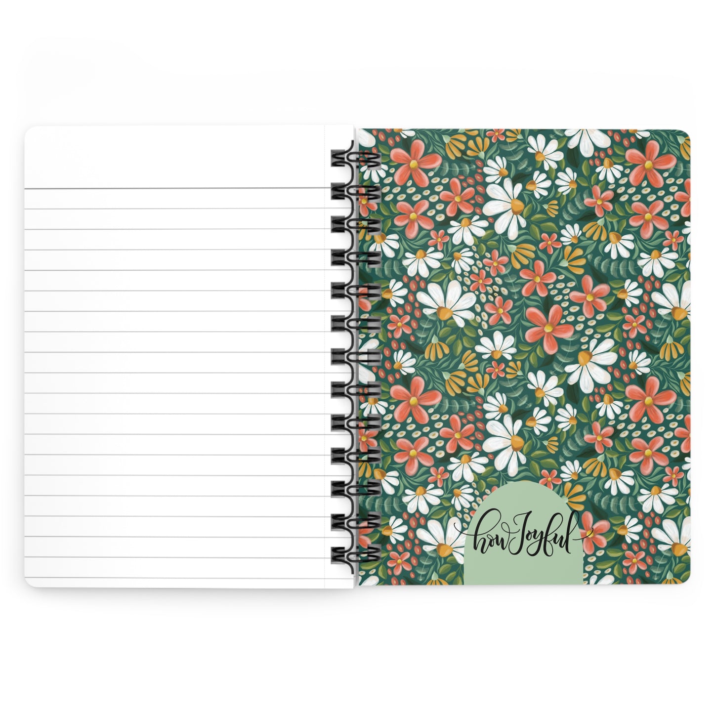 Cosmo Petals - Spiral Bound Journal - howjoyfulshop