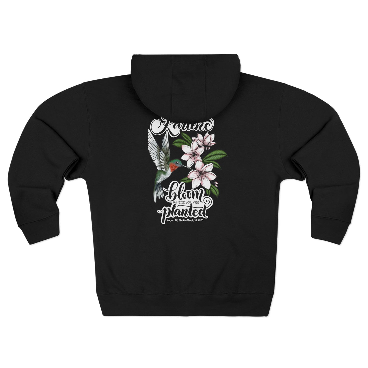 In honor of Karlene - Unisex Zipped Hoodie