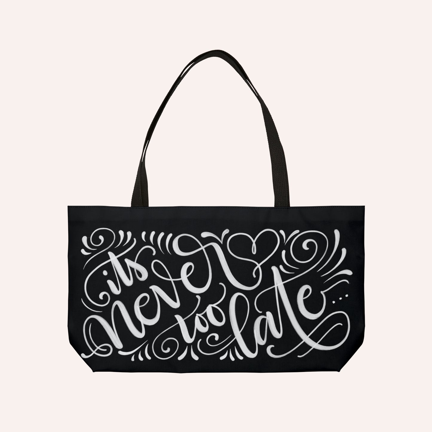 It's never too late... - Weekender Tote Bag - howjoyfulshop