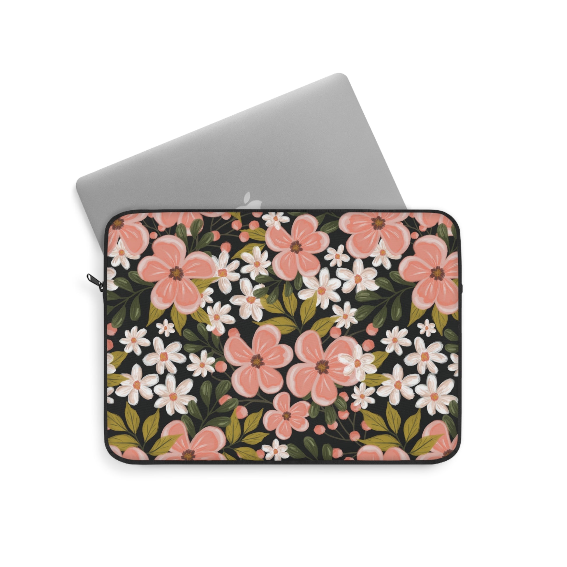 Pink Wildflower - Laptop Sleeve - howjoyfulshop