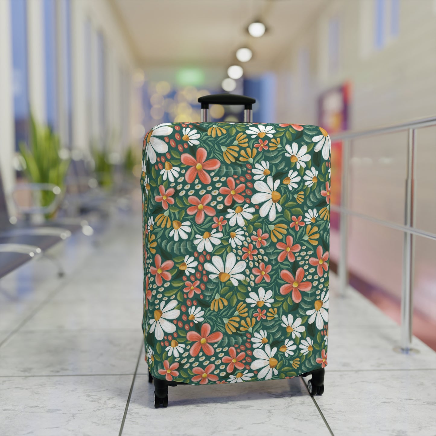 Cosmo Petals - Luggage Cover - howjoyfulshop