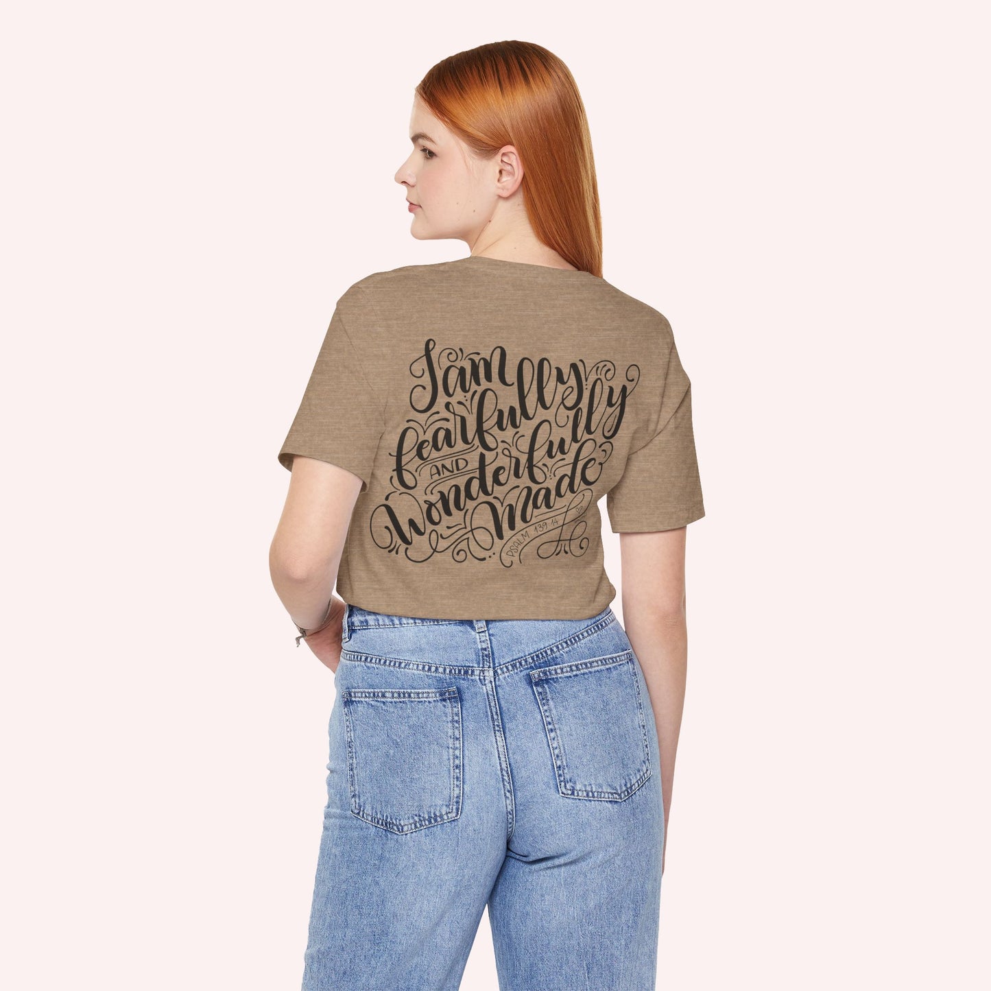 Fearfully and Wonderfully made - Unisex Jersey Short Sleeve Tee