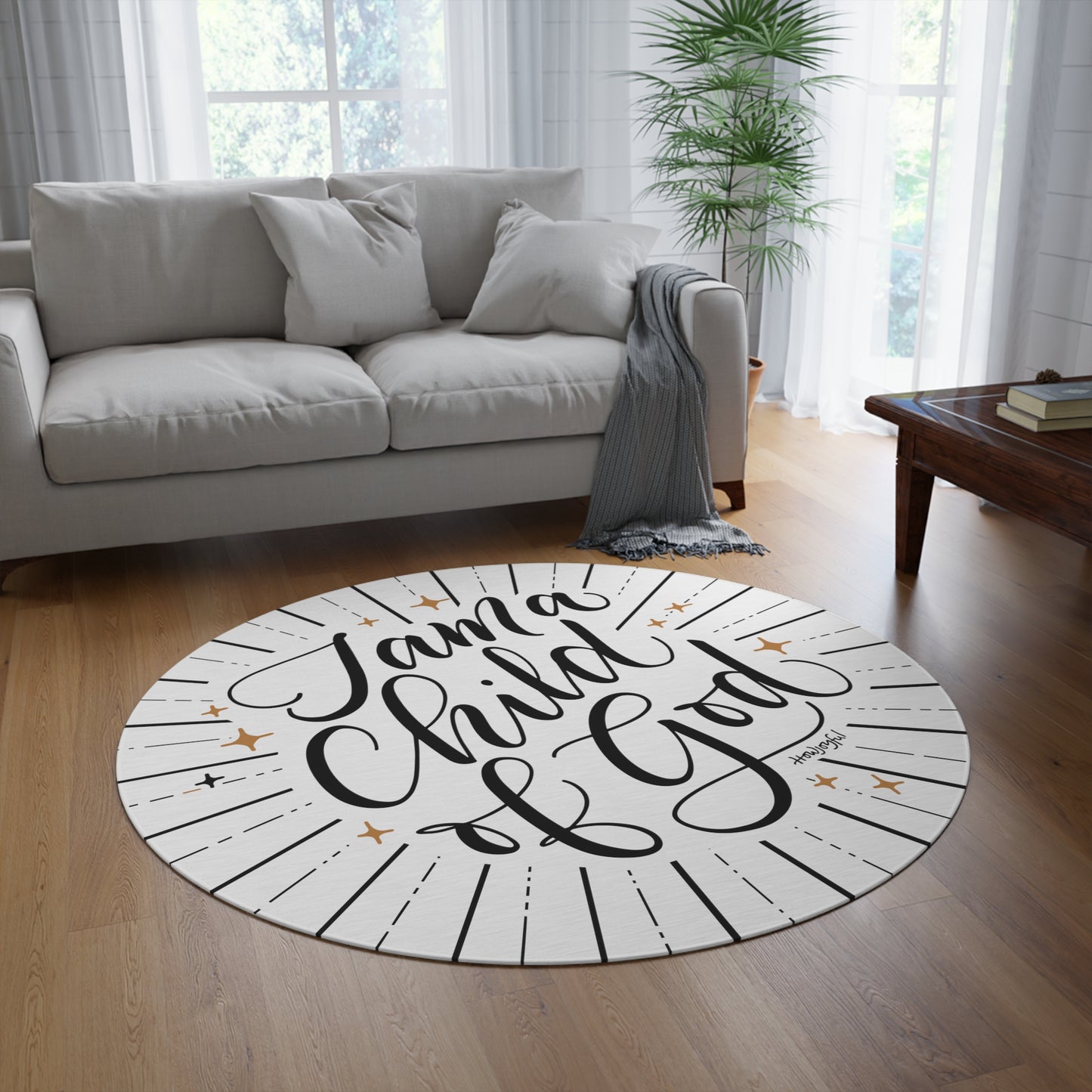 I am a Child of God Area Rug - howjoyfulshop