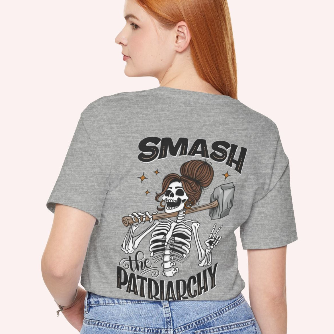 Smash the Patriarchy - Feminist - Woman Empowerment Jersey Tee
