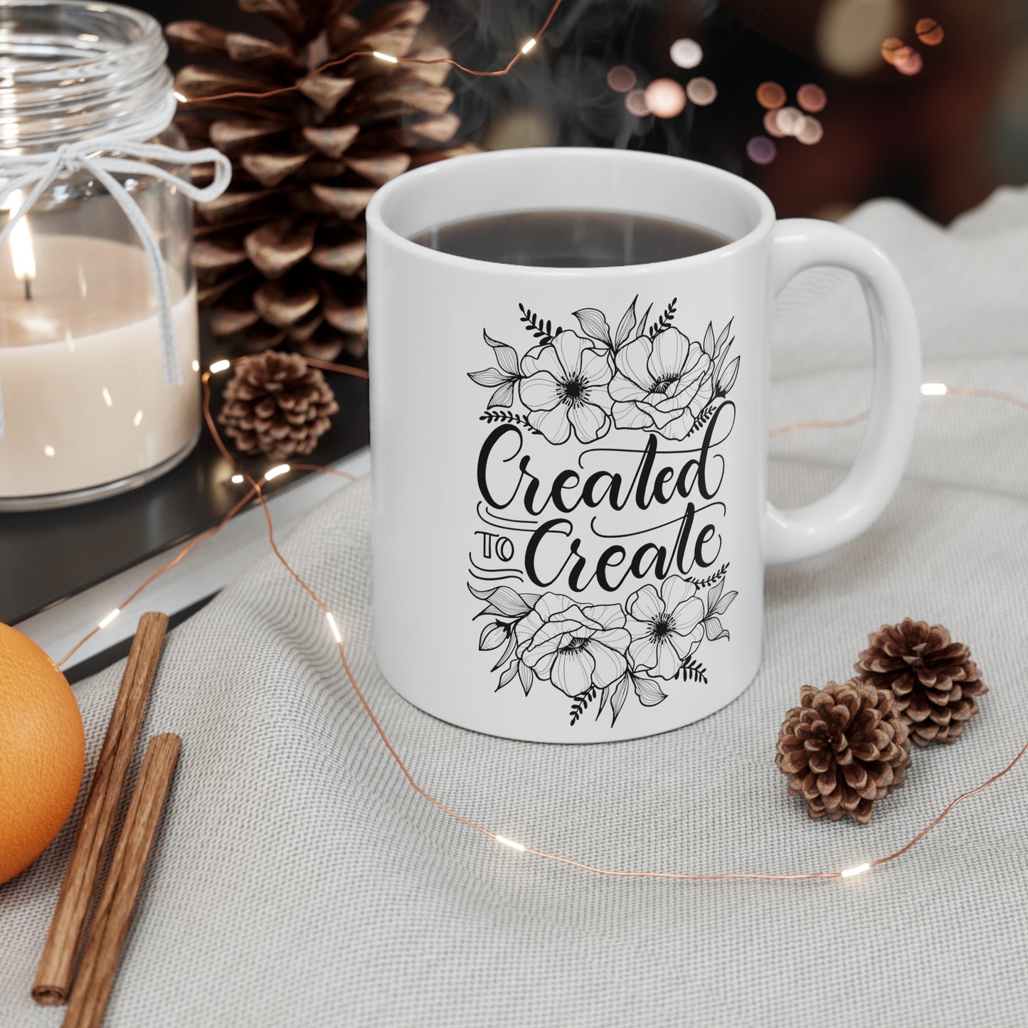 Created to create - 11oz Mug - howjoyfulshop