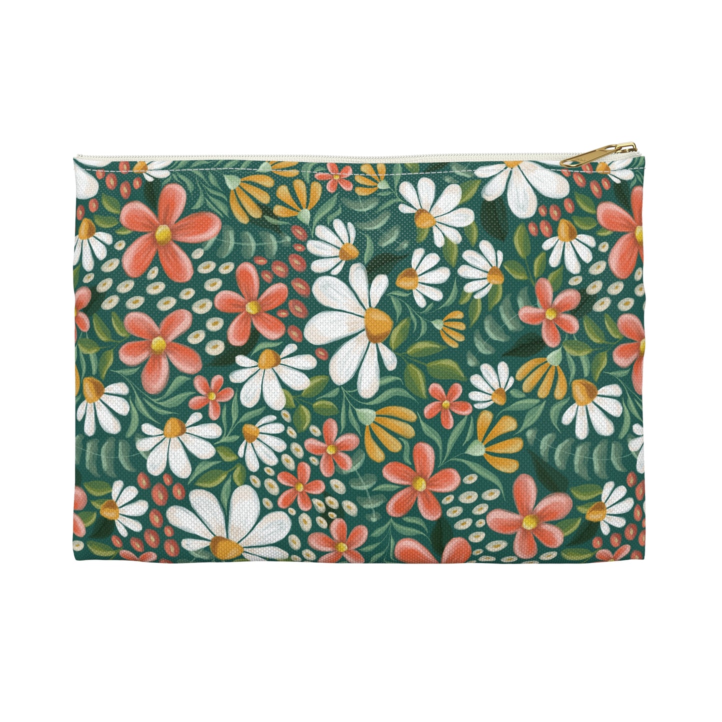 Cosmo Petals - Zipped Pouch - howjoyfulshop