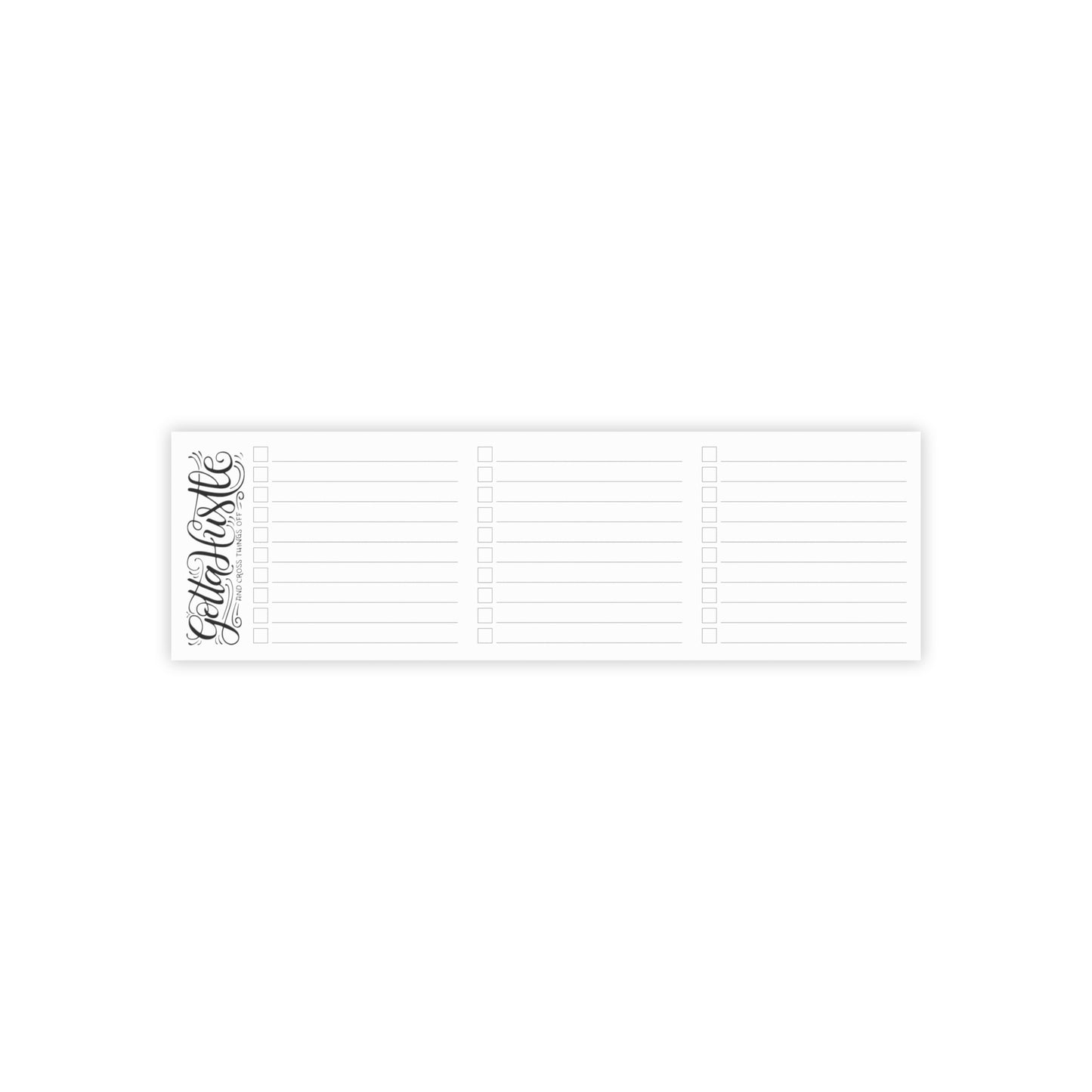 Gotta hustle, and cross things off List - Post-it® Note Pad - howjoyfulshop