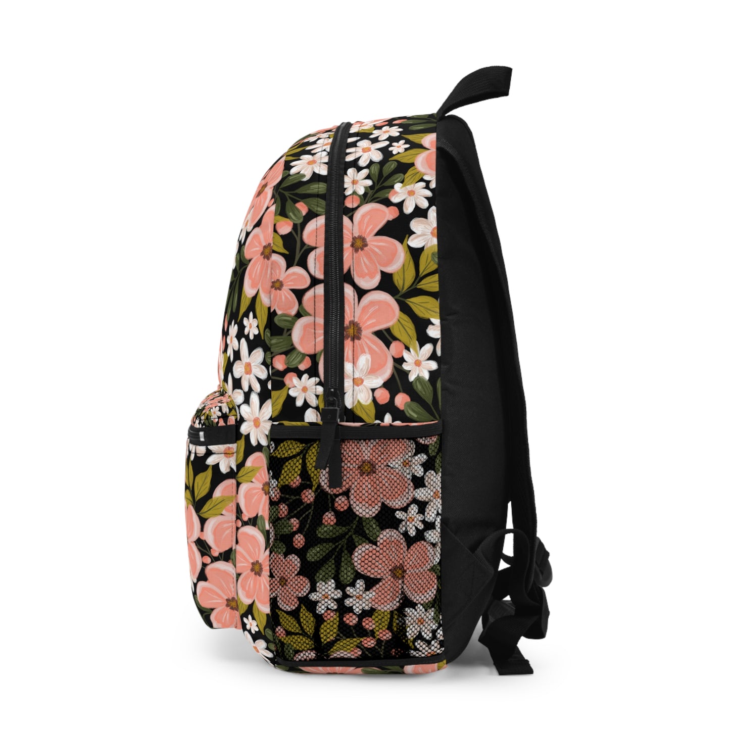 Pink Wildflower - Basic Backpack - howjoyfulshop