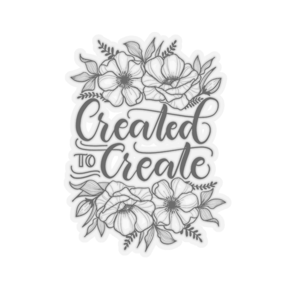 Created to Create - Sticker - howjoyfulshop