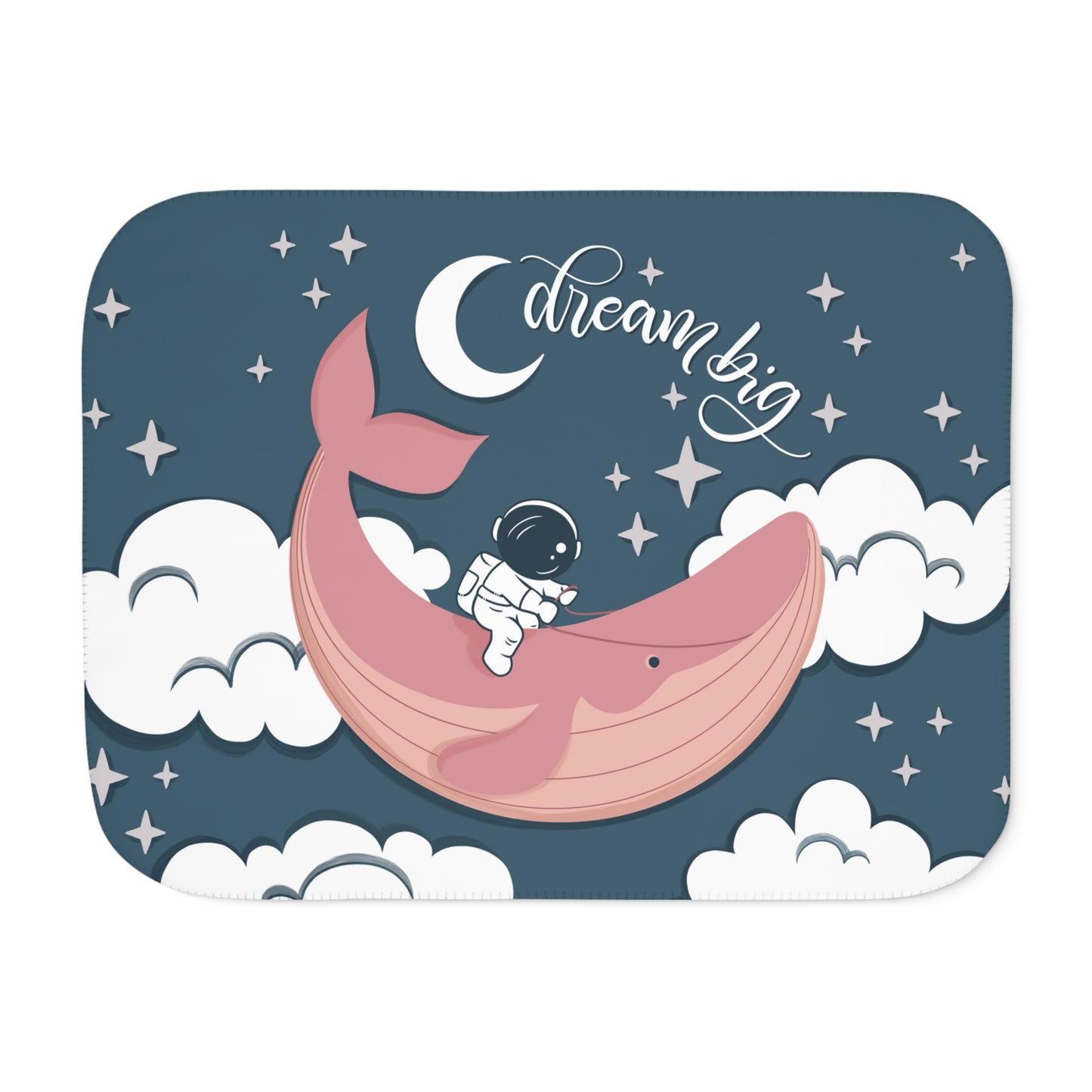 Dream Big Pink - Sherpa Blanket - HowJoyful Shop