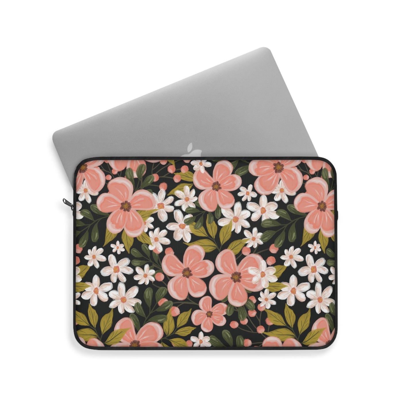 Pink Wildflower - Laptop Sleeve - howjoyfulshop