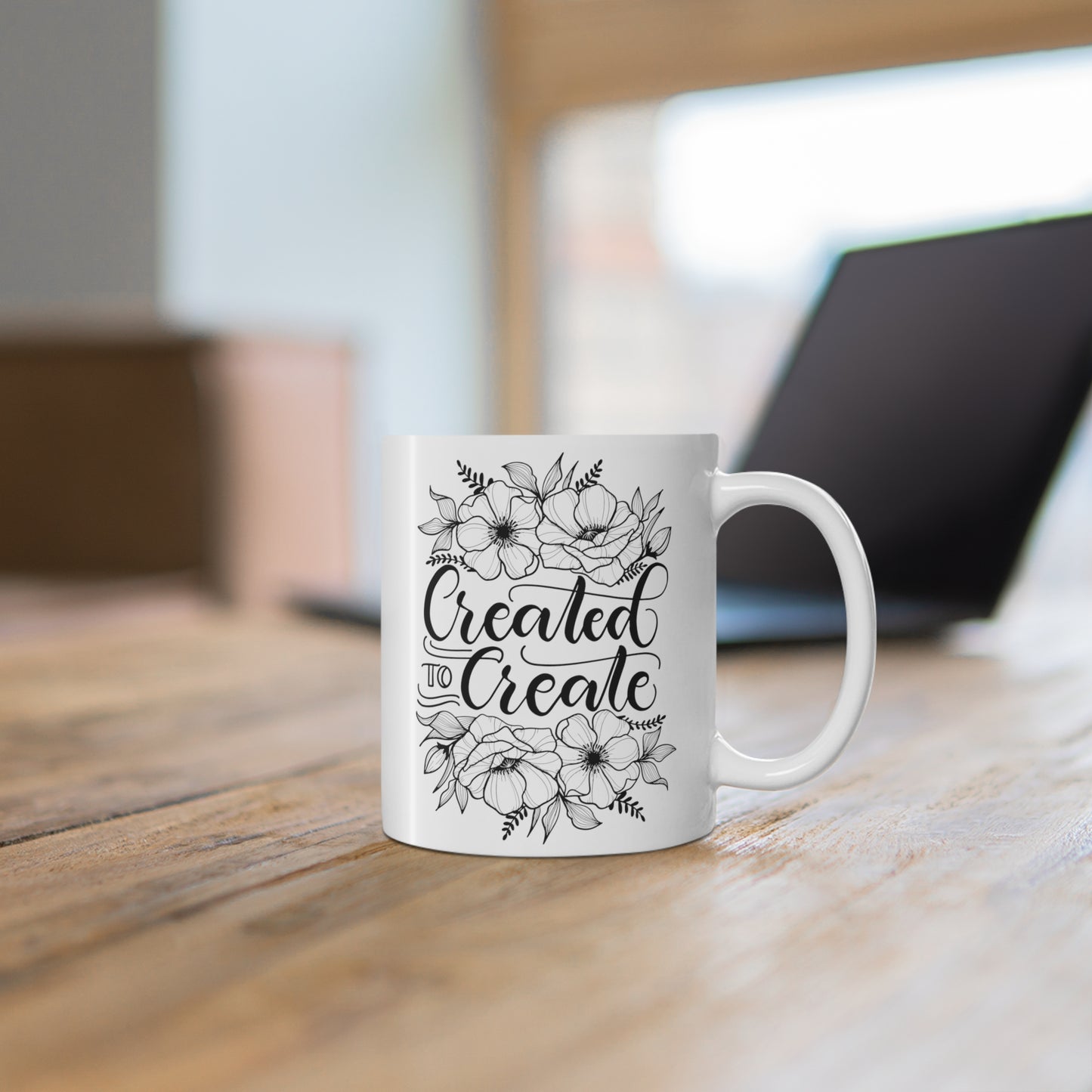 Created to create - 11oz Mug - howjoyfulshop