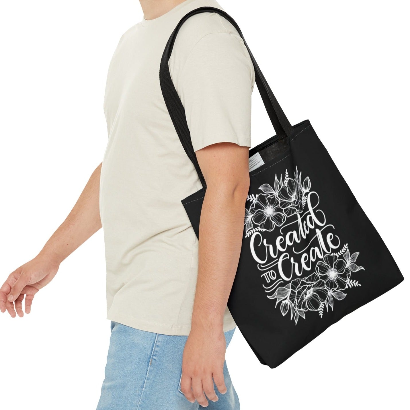 Created to create Botanicals - Tote Bag - howjoyfulshop