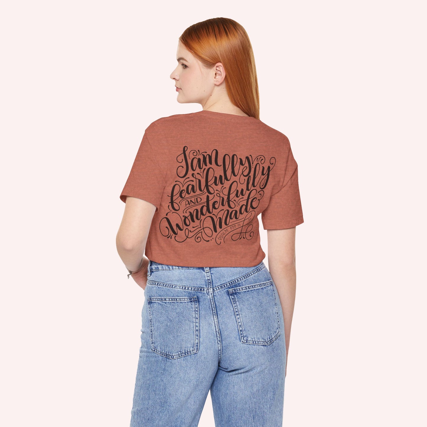 Fearfully and Wonderfully made - Unisex Jersey Short Sleeve Tee