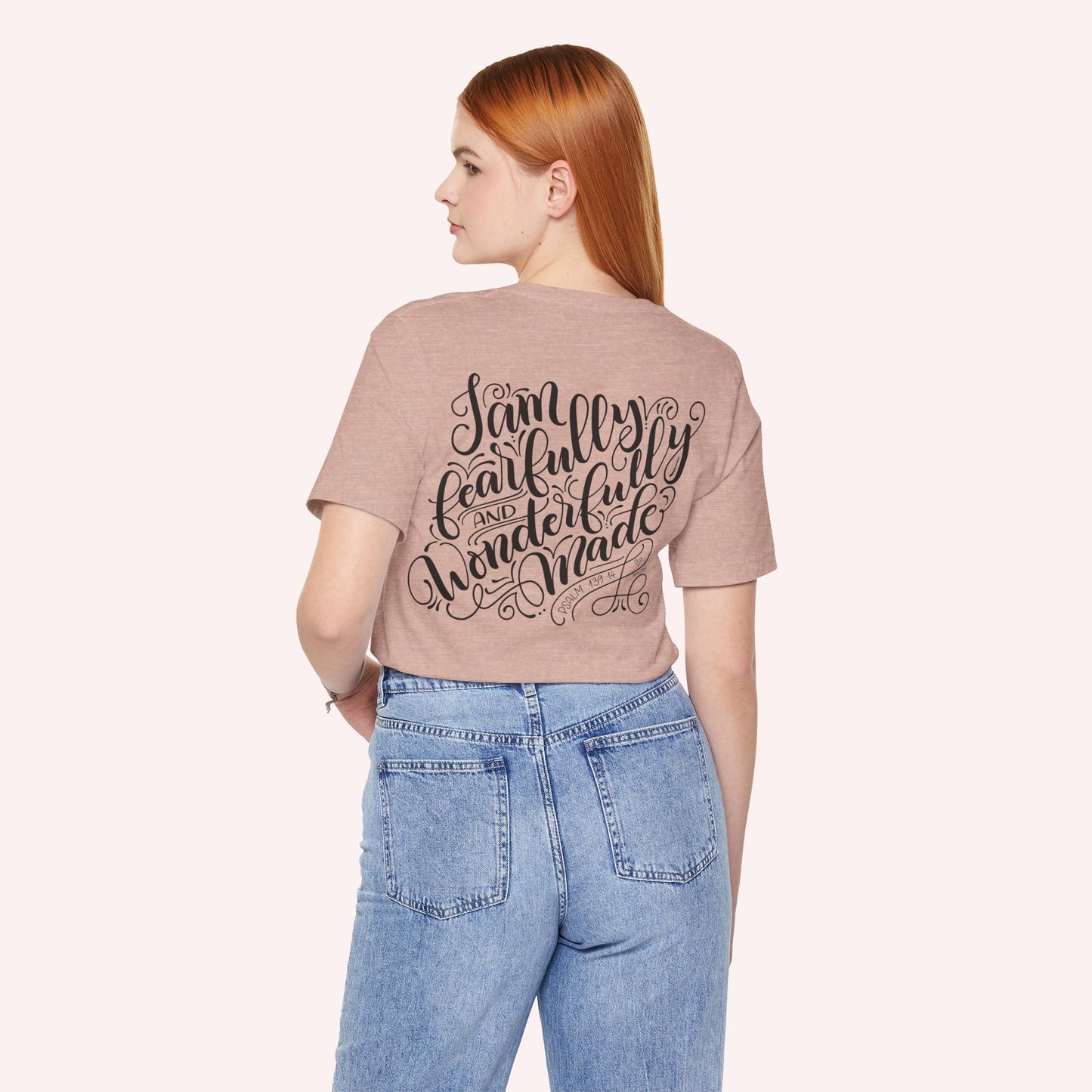 Fearfully and Wonderfully made - Unisex Jersey Short Sleeve Tee