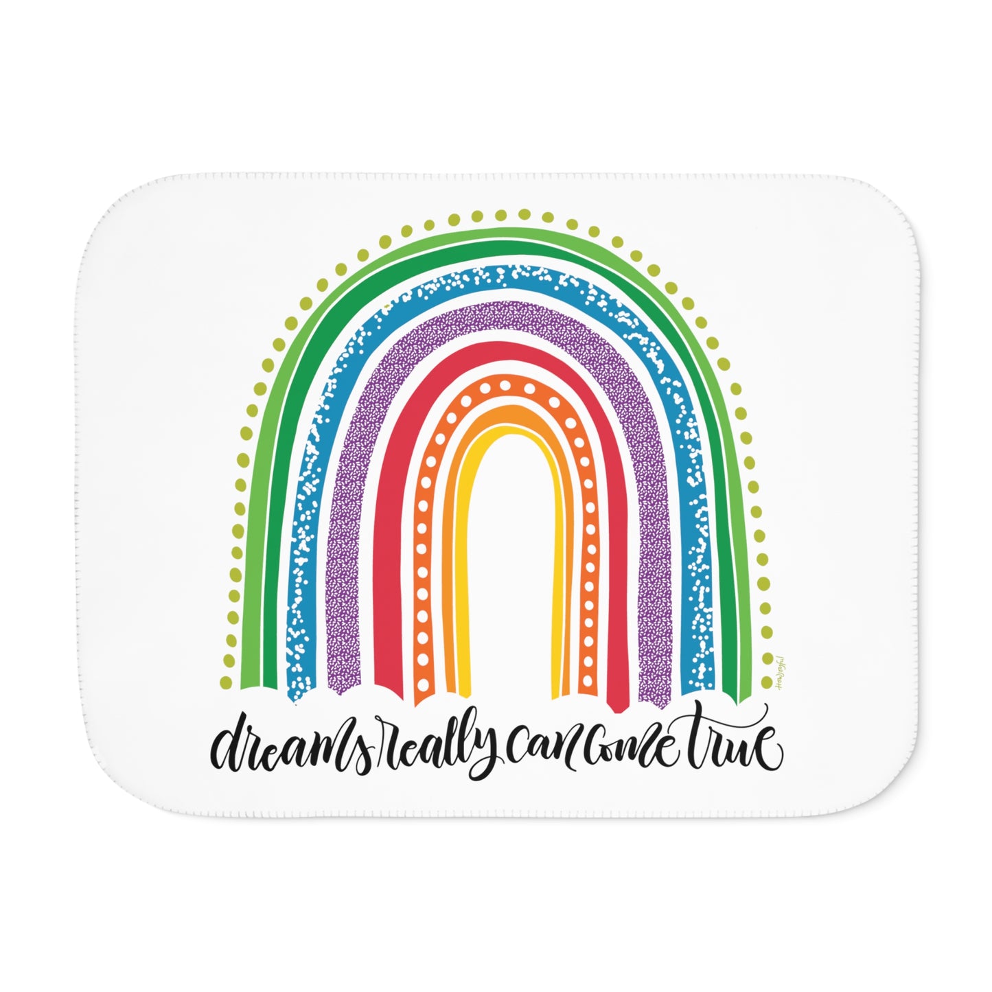 Dreams come true - Bright - Sherpa Blanket - howjoyfulshop