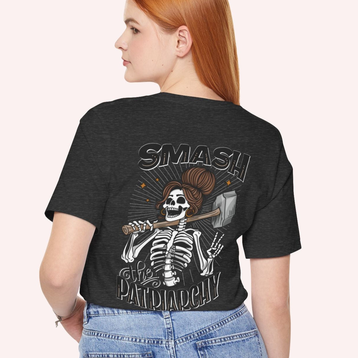 Smash the Patriarchy - Feminist - Woman Empowerment Jersey Tee