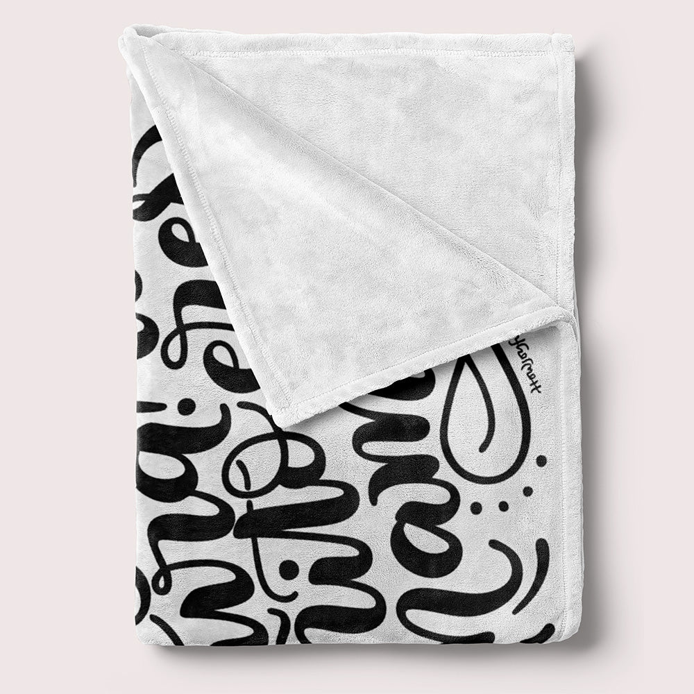 Tu eres nuestra mas hermosa aventura - Velveteen Blanket - howjoyfulshop