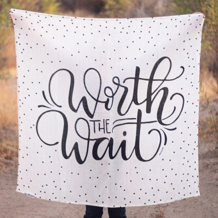 Worth the wait - Lightweight swaddle - howjoyfulshop