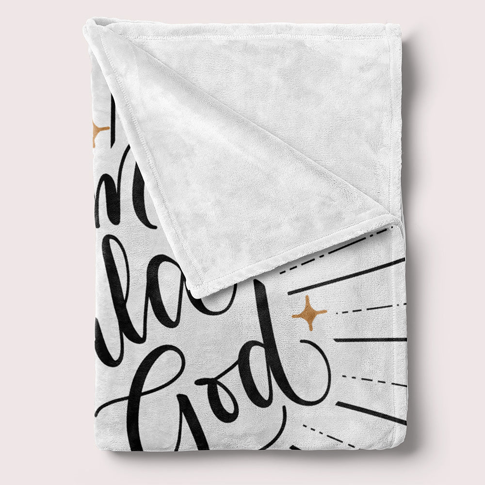 I am a child of God - Velveteen Blanket - howjoyfulshop