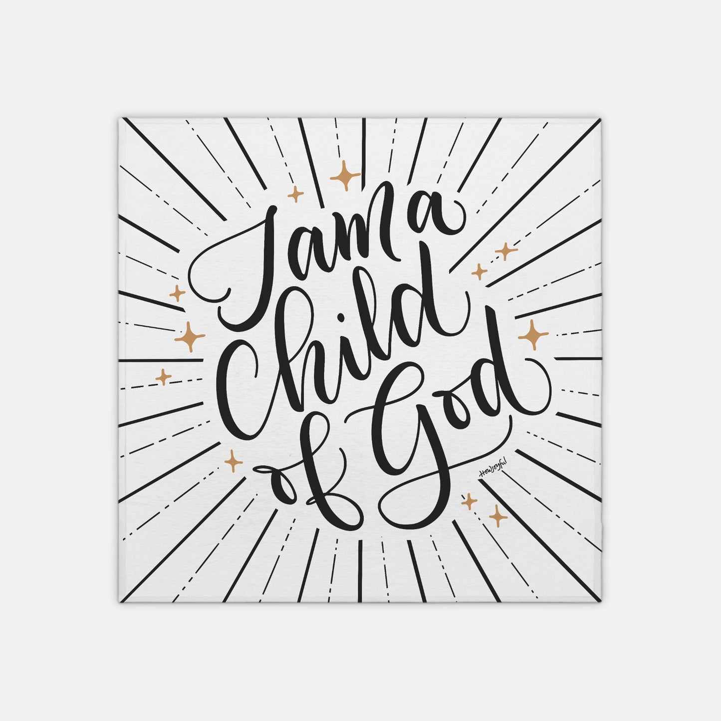 I am a Child of God - Lightweight Swaddle - howjoyfulshop