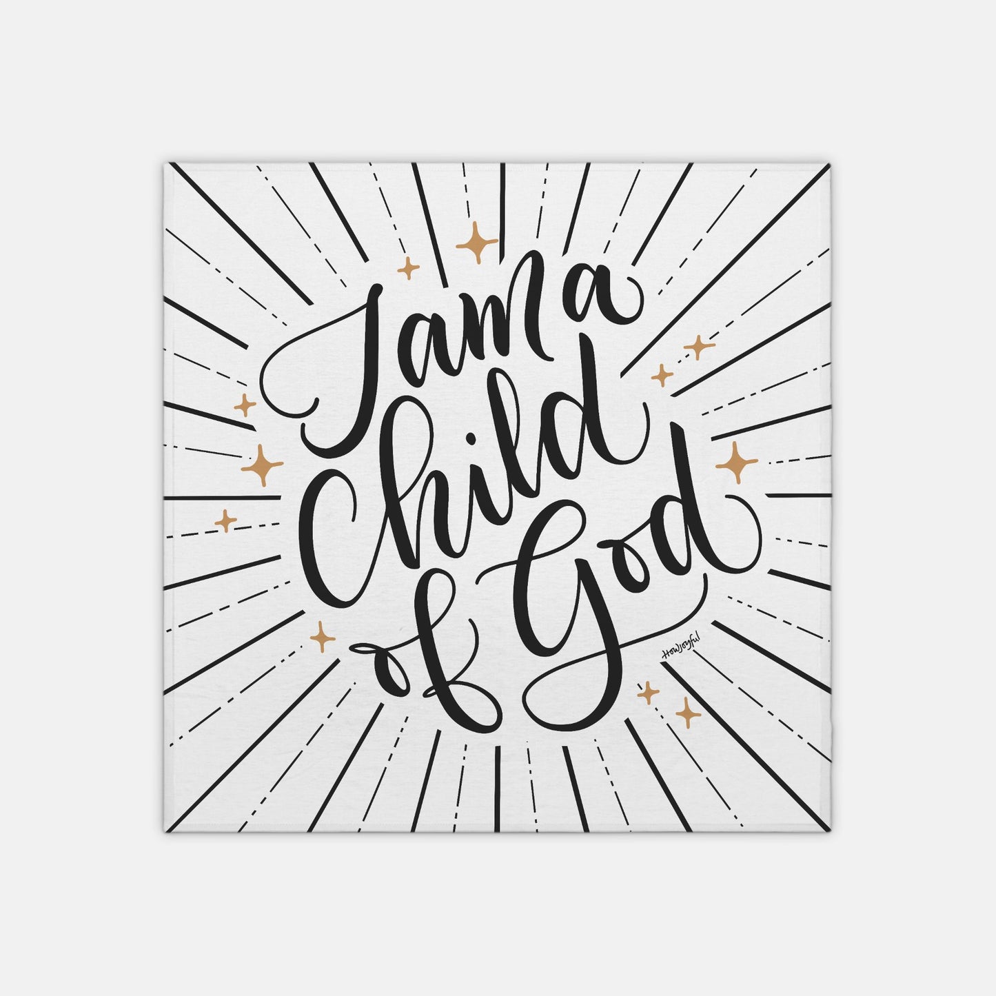 I am a Child of God - Lightweight Swaddle - howjoyfulshop