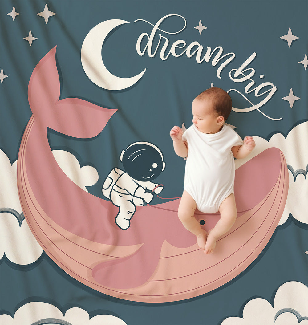 Dream Big Pink - Lightweight Swaddle - HowJoyful Shop