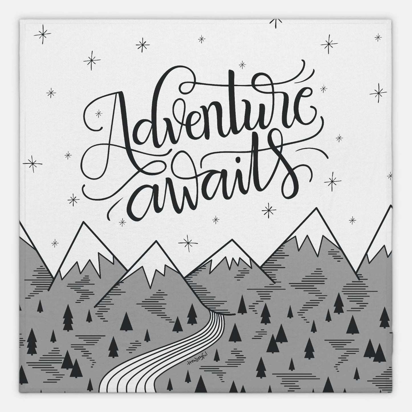 Adventure Awaits - Lightweight Swaddle - howjoyfulshop