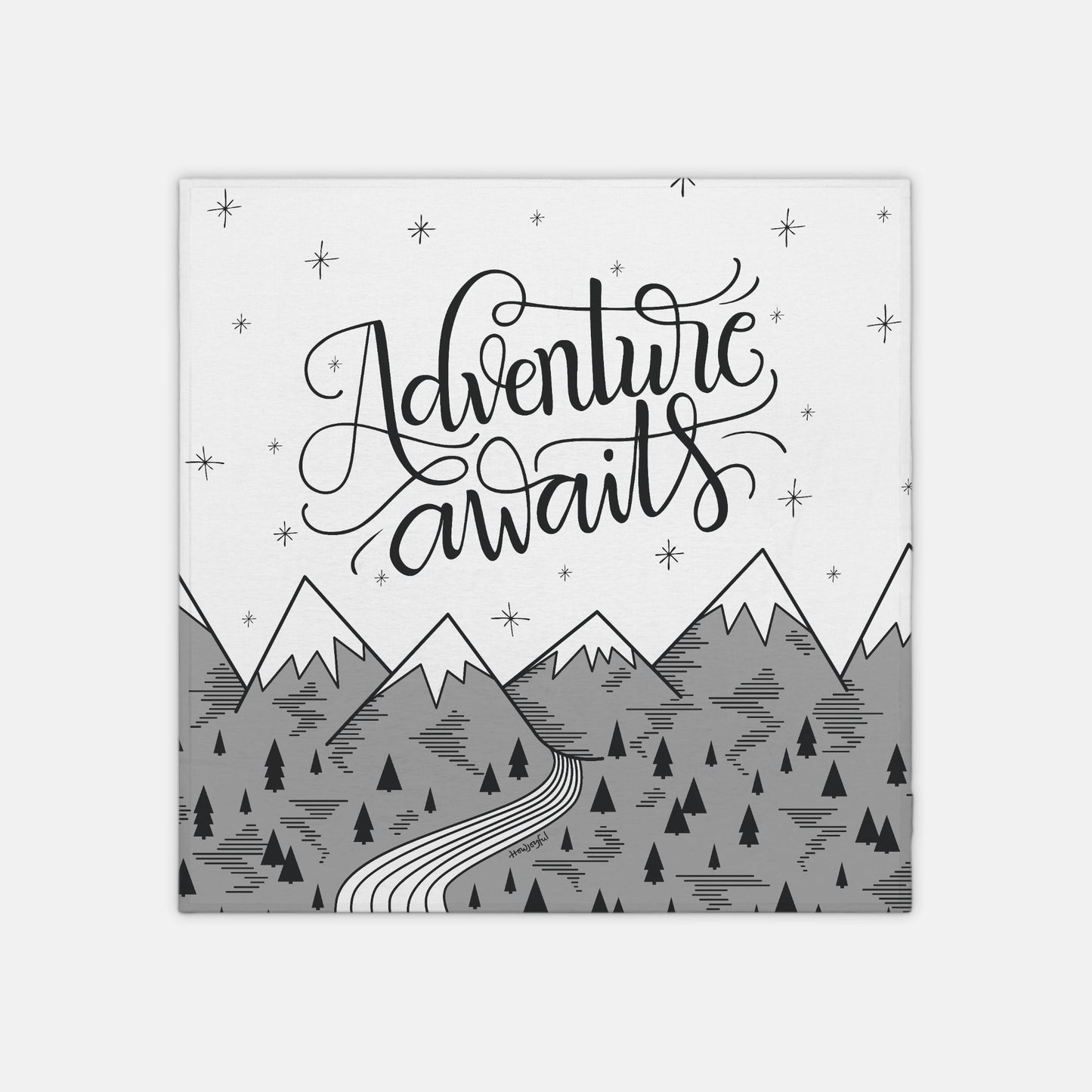 Adventure Awaits - Lightweight Swaddle - howjoyfulshop