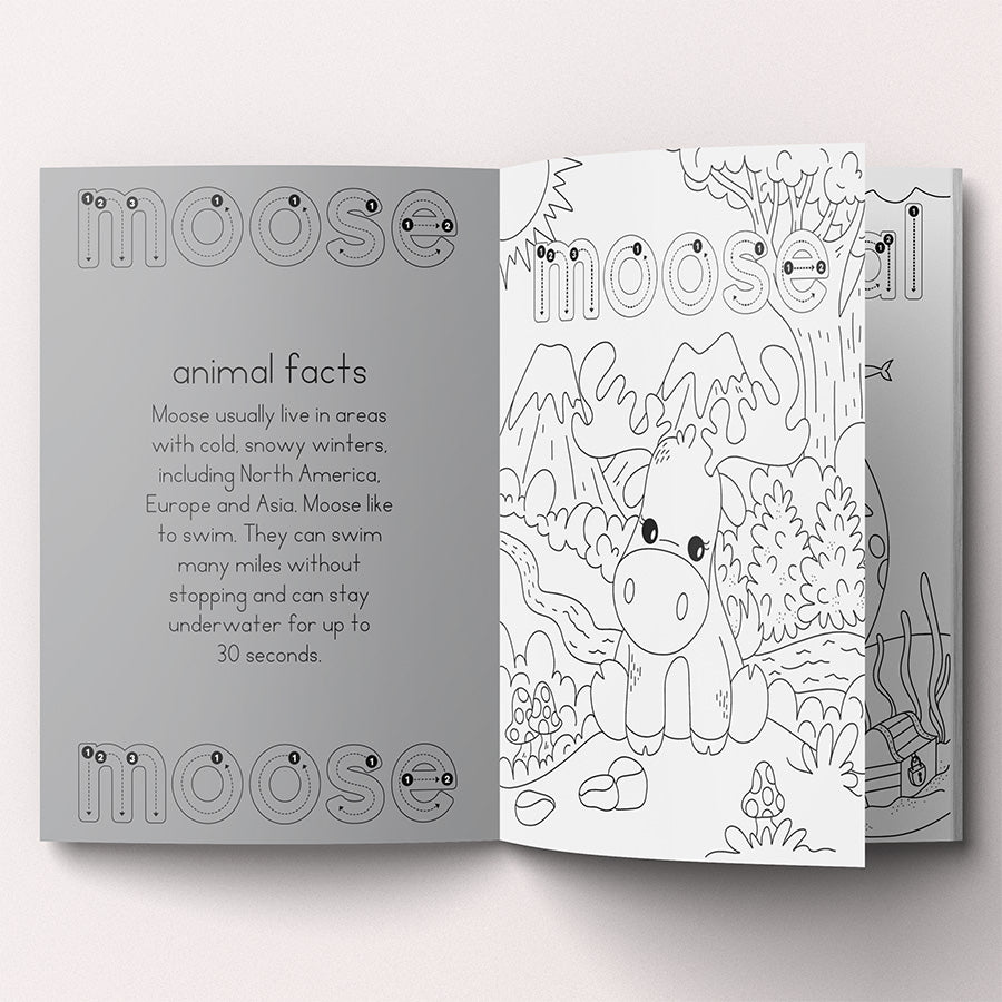 Alphabet Animals Coloring Book for Kids - howjoyfulshop