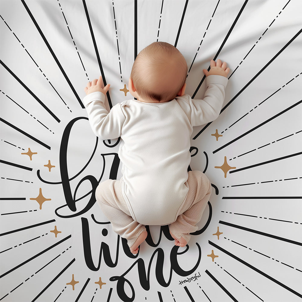 Be brave little one - Velveteen Blanket - howjoyfulshop
