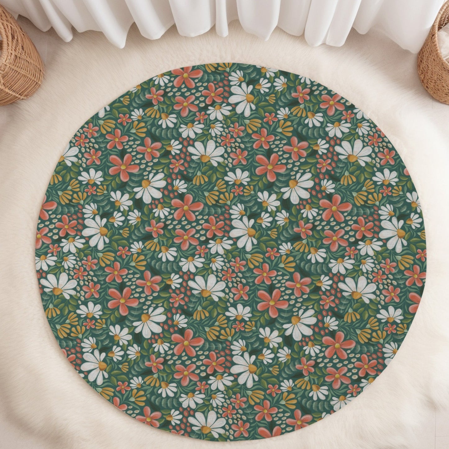 Cosmo Petals Area Rug - howjoyfulshop