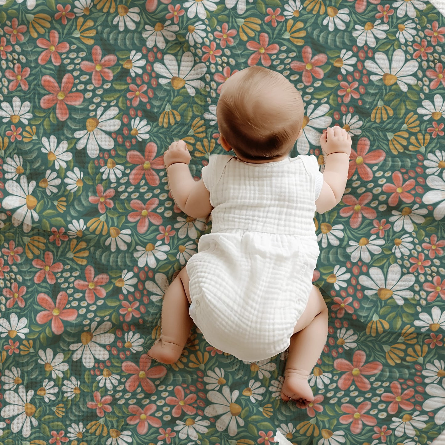 Cosmo Petals - Lightweight Swaddle - howjoyfulshop