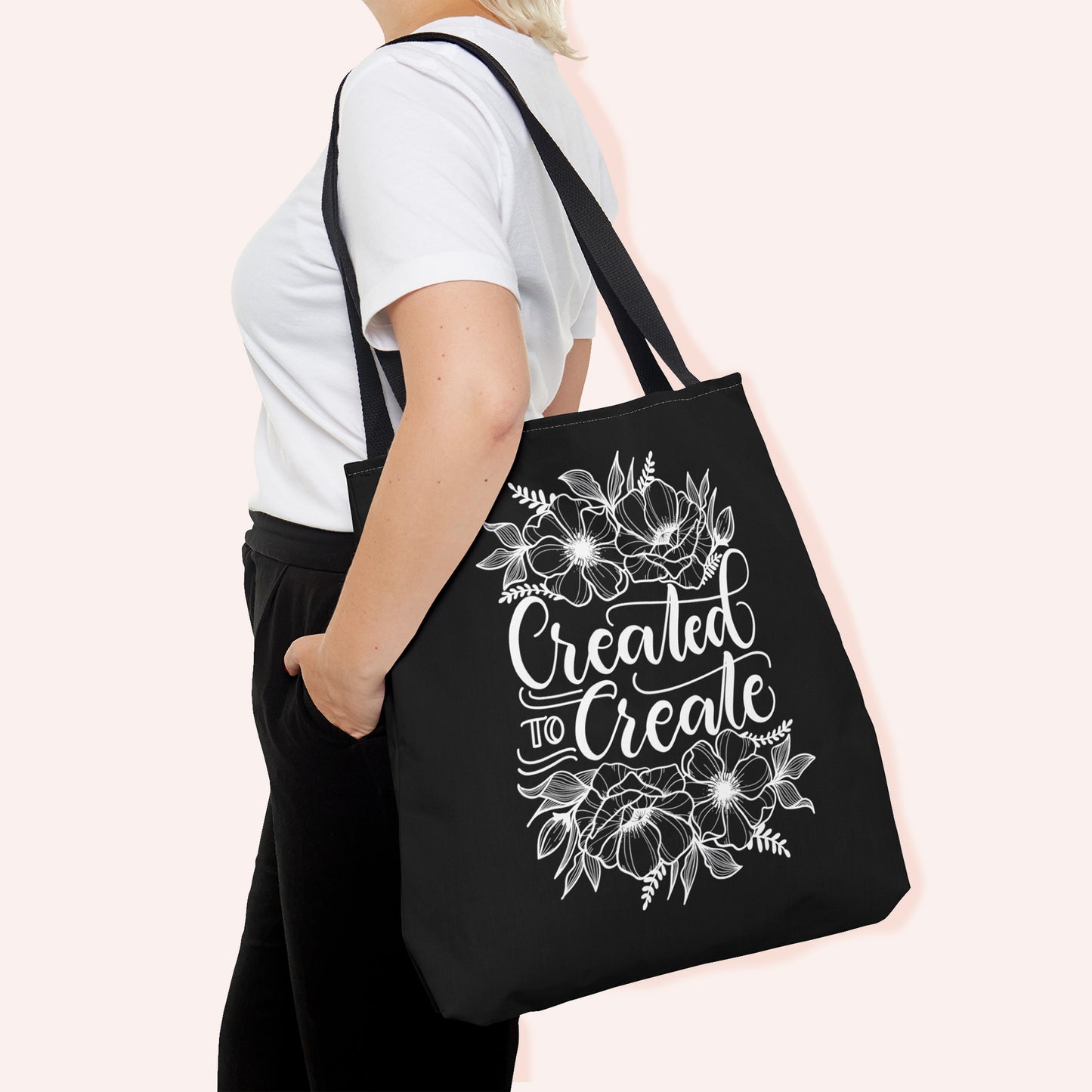 Created to create Botanicals - Tote Bag - howjoyfulshop