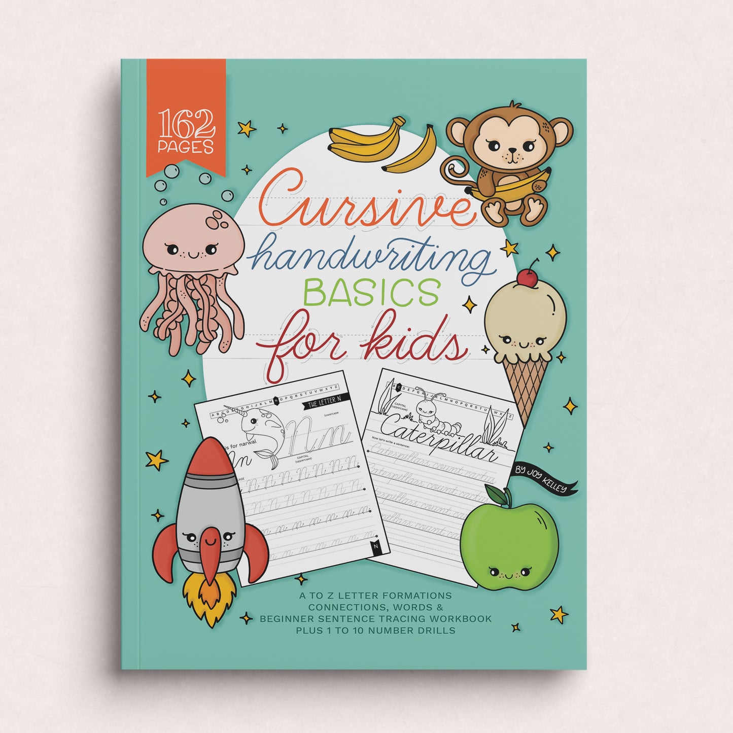 Cursive Handwriting Basics for Kids Workbook - howjoyfulshop