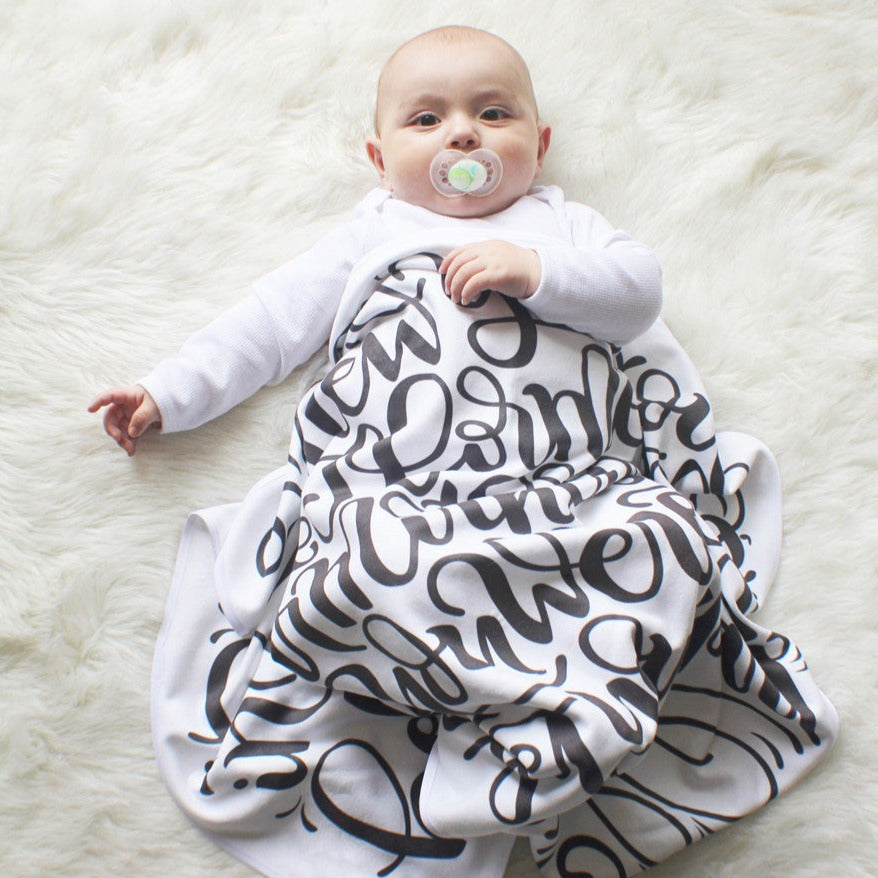 I knew you before I formed you in your mother's womb - Jeremiah 1:5 - Velveteen Blanket - howjoyfulshop
