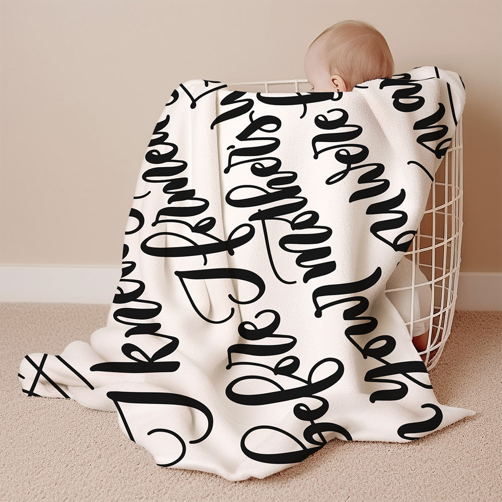 I knew you before I formed you in your mother's womb - Jeremiah 1:5 - Sherpa Blanket - howjoyfulshop
