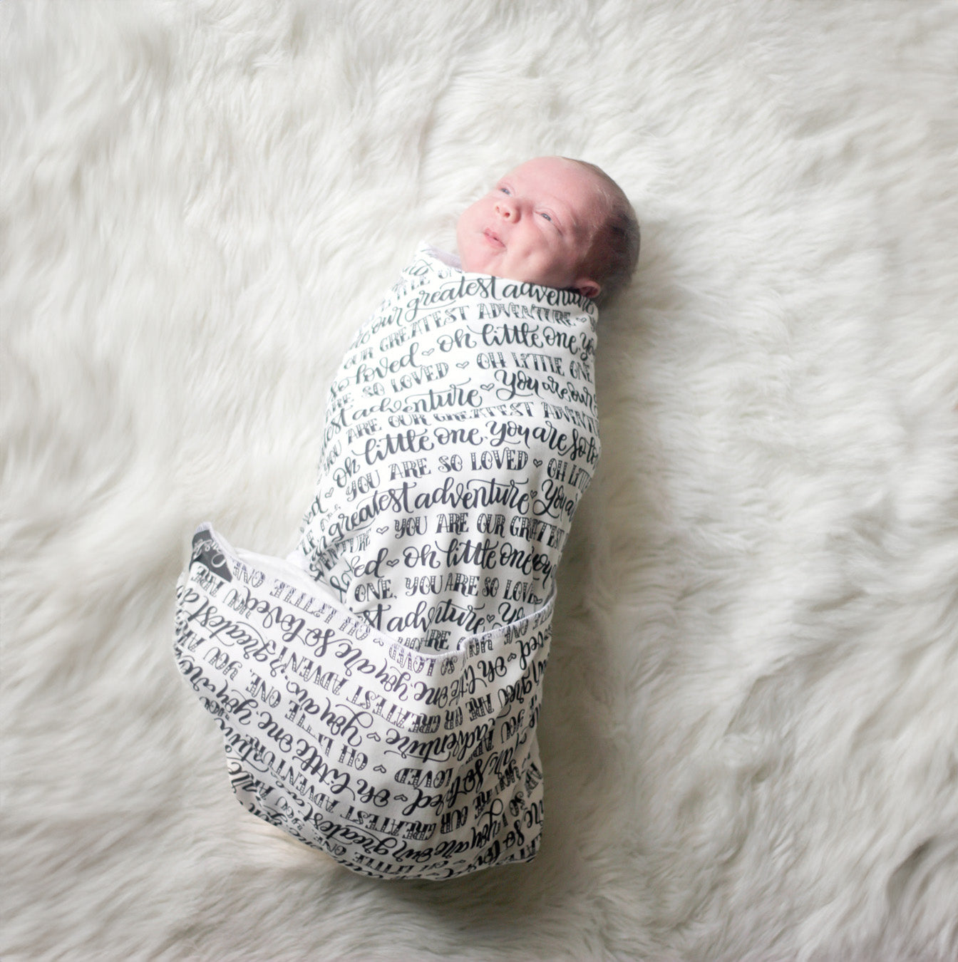 Little one, you are so loved - Lightweight Swaddle - howjoyfulshop