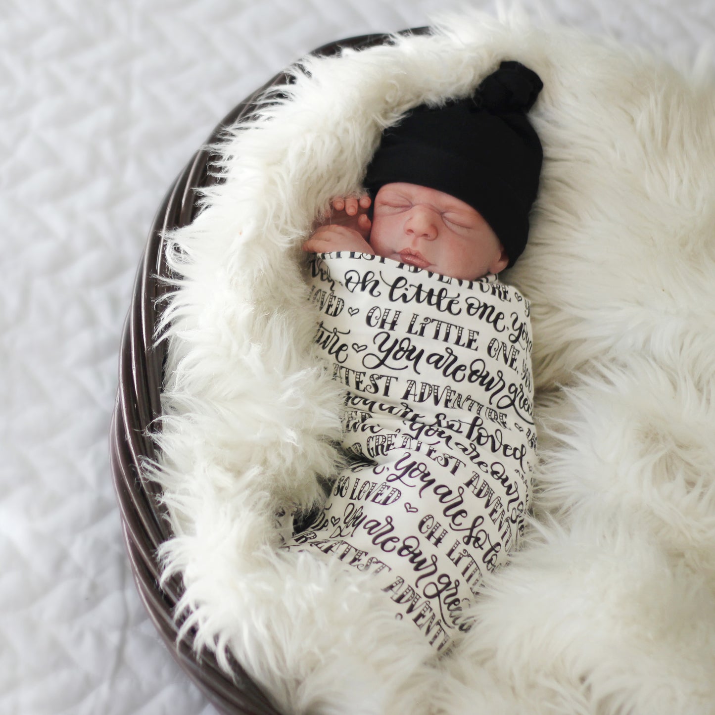 Little one, you are so loved - Lightweight Swaddle - howjoyfulshop