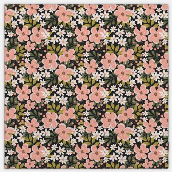 Pink Wildflower - Lightweight Swaddle - howjoyfulshop