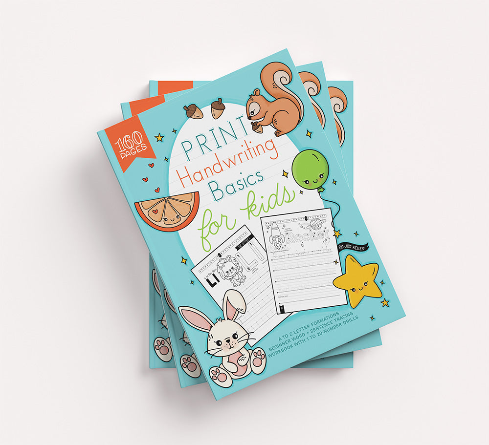 Print Handwriting Basics for Kids Workbook - howjoyfulshop