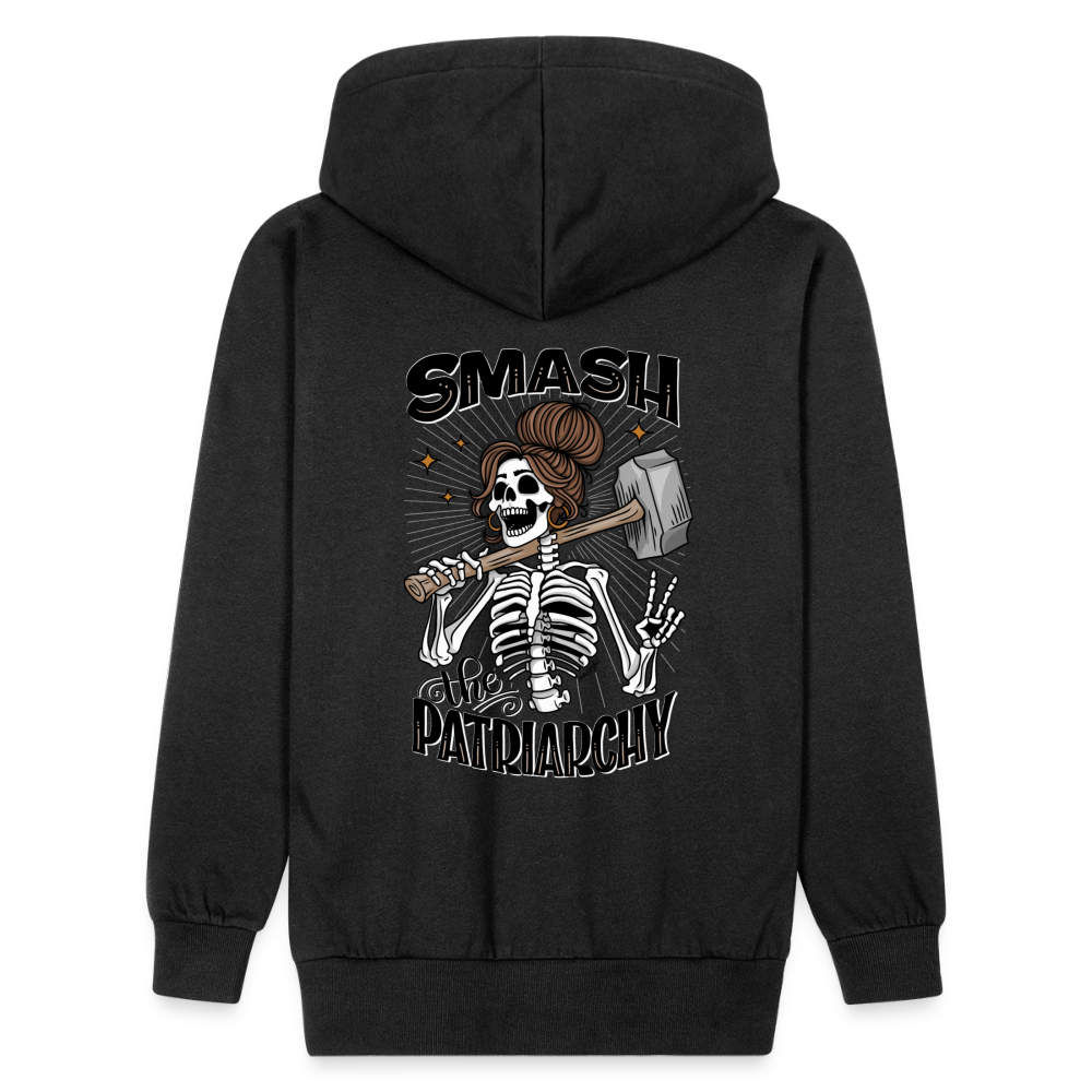 Smash the Patriarchy - Shawl Collar Hoodie - black