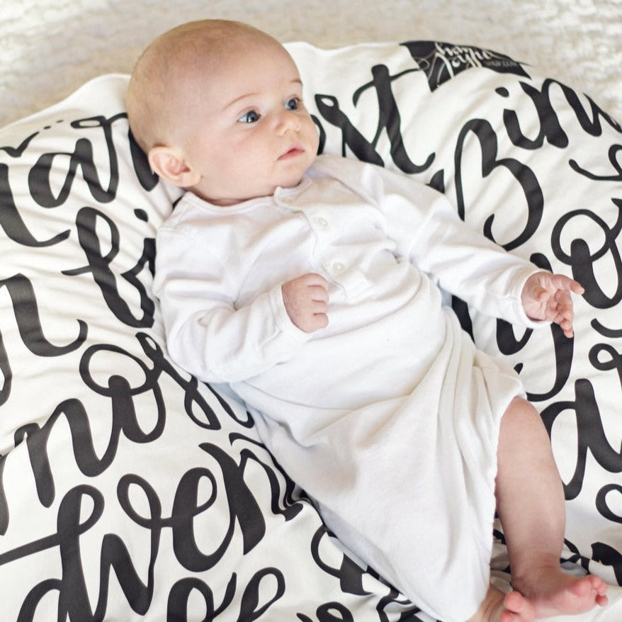 You are our biggest and most amazing adventure - Lightweight Swaddle - howjoyfulshop