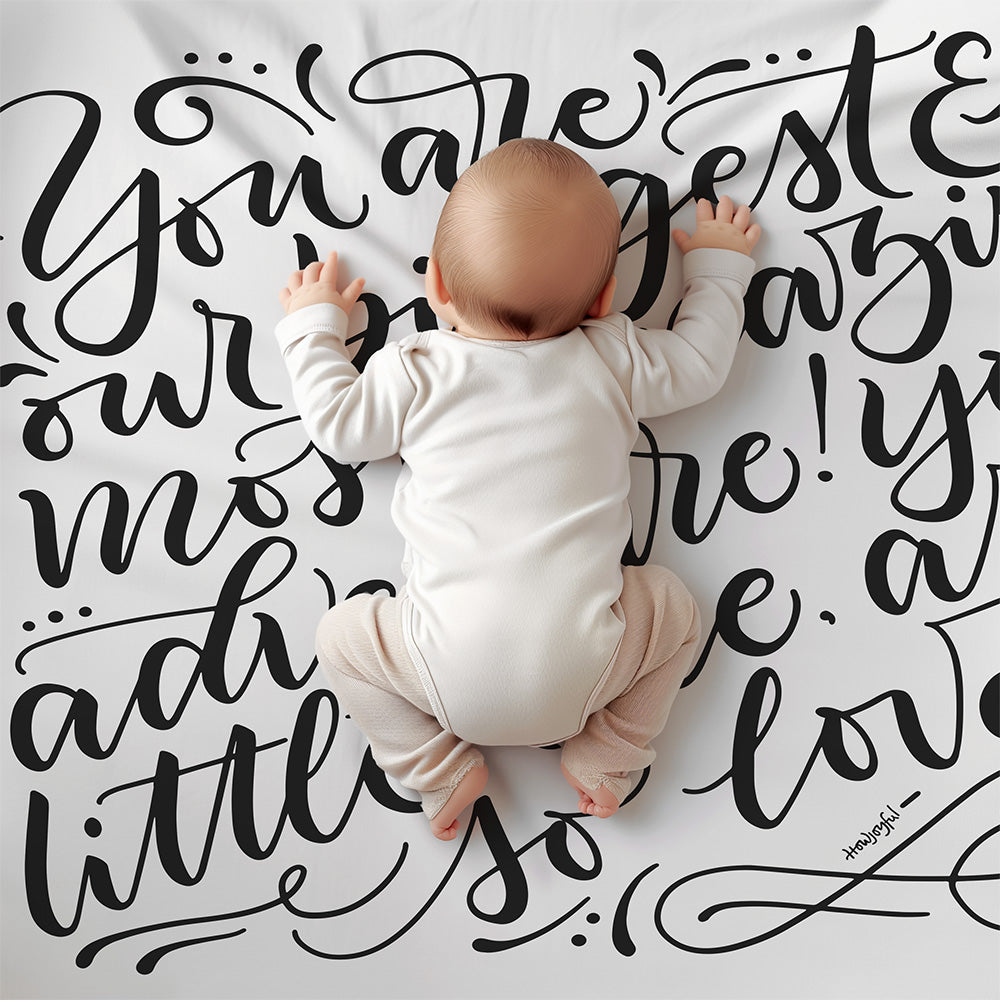You are our biggest adventure, you are so loved - Velveteen Blanket - howjoyfulshop
