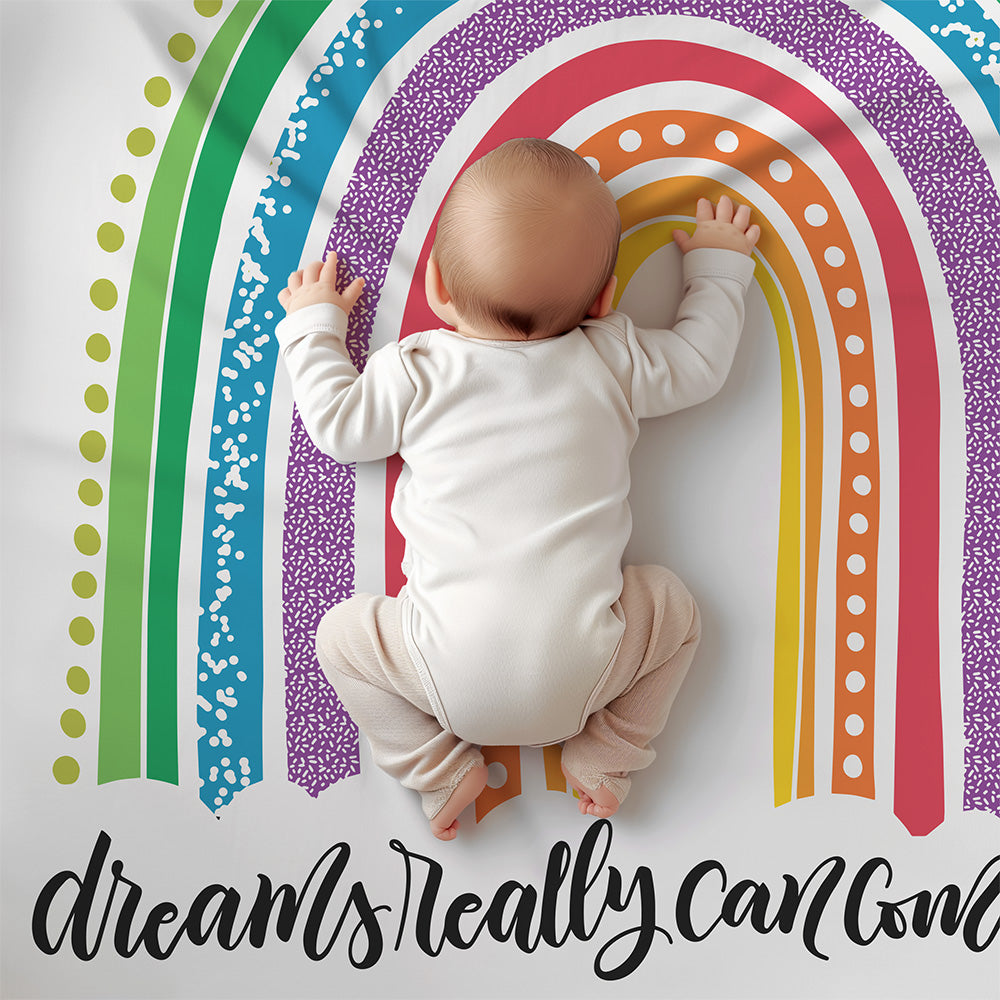 Dreams really do come true - Bright - Lightweight Swaddle - howjoyfulshop