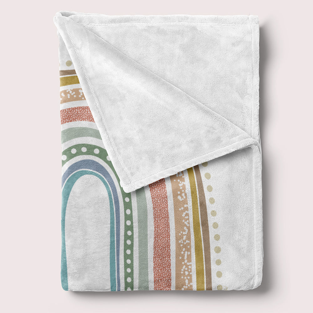 Dreams come true - Rainbow - Velveteen Blanket - howjoyfulshop