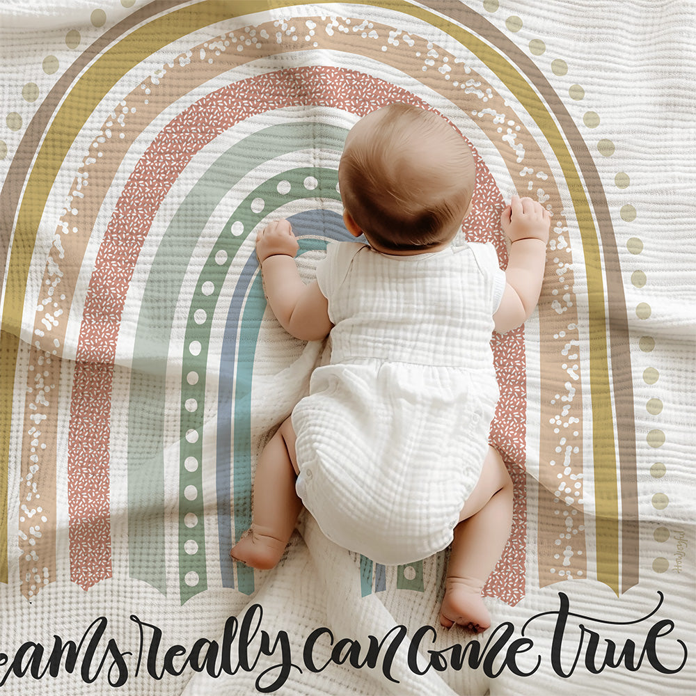 Dreams really do come true - Lightweight Swaddle - howjoyfulshop