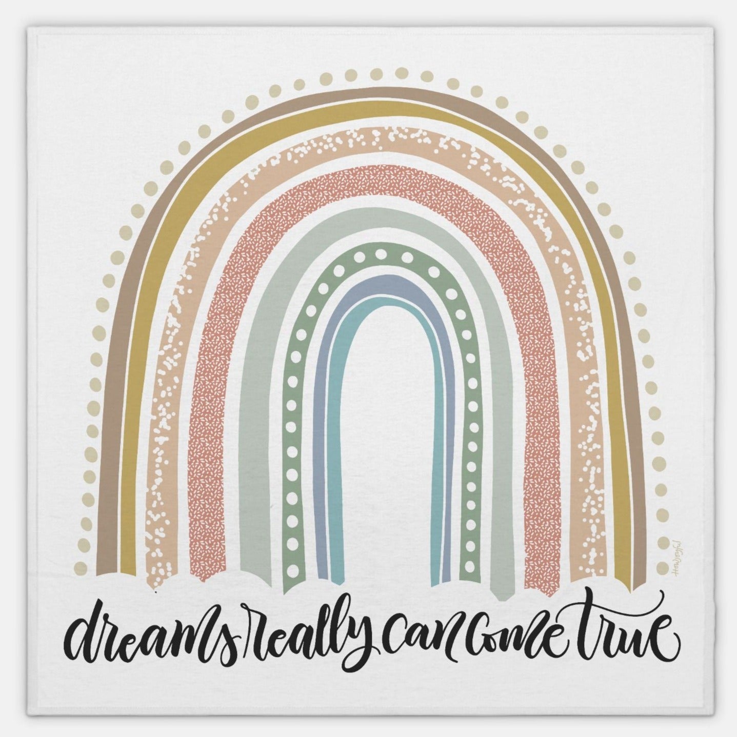 Dreams really do come true - Lightweight Swaddle - howjoyfulshop