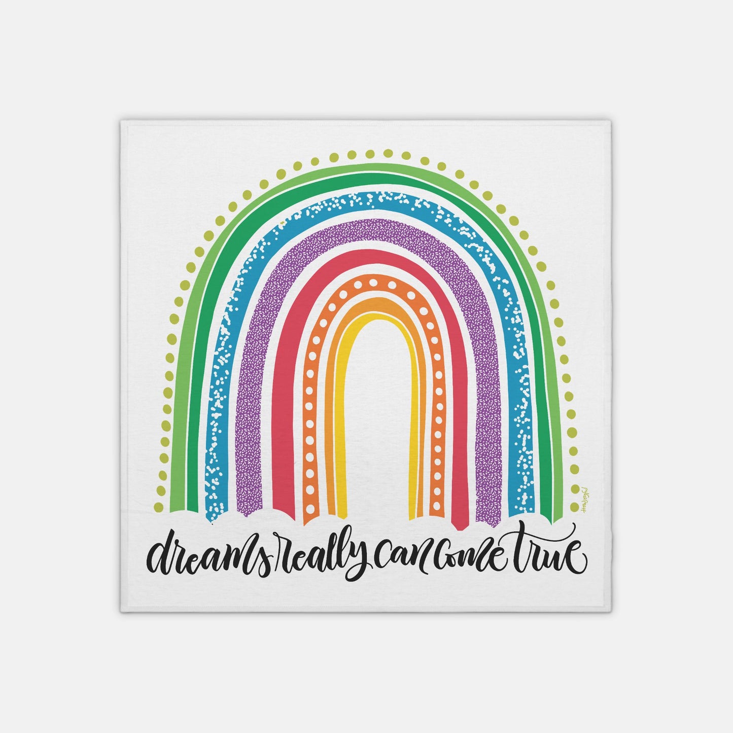 Dreams really do come true - Bright - Lightweight Swaddle - howjoyfulshop