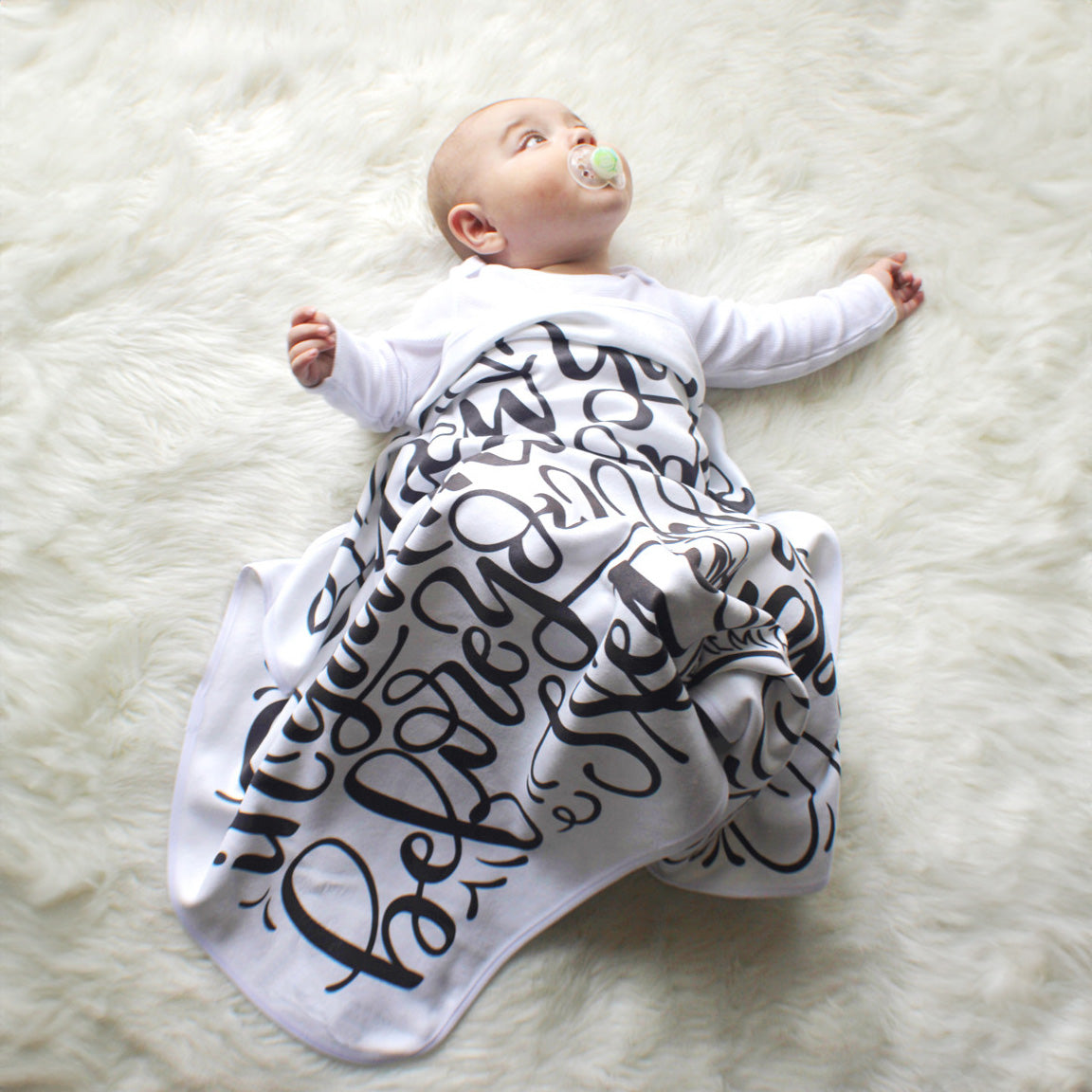 I knew you before I formed you in your mother's womb - Jeremiah 1:5 - Lightweight Swaddle - howjoyfulshop